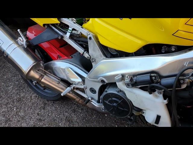 FOR SALE - 2000 Aprilia RSV Mille 1000 Running Video Project Bike