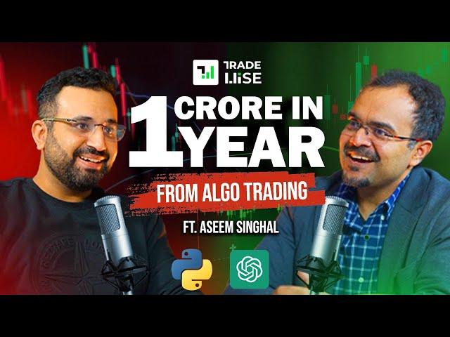  Algo Trading for Retail traders : The power of AI | Aseem singhal and Akshay Gulati | Podcast