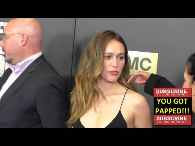 Alycia Debnam Carey at the Fear The Walking Dead Season 2 Premiere at Cinemark Playa Vista in Los An