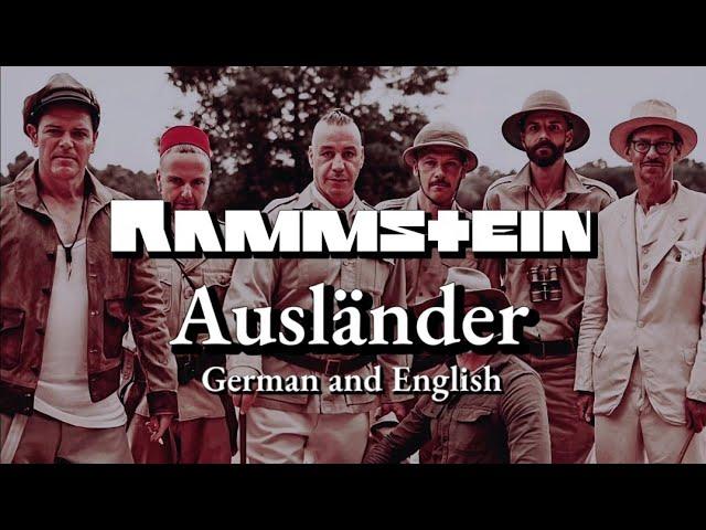 Rammstein - Ausländer - English and German lyrics