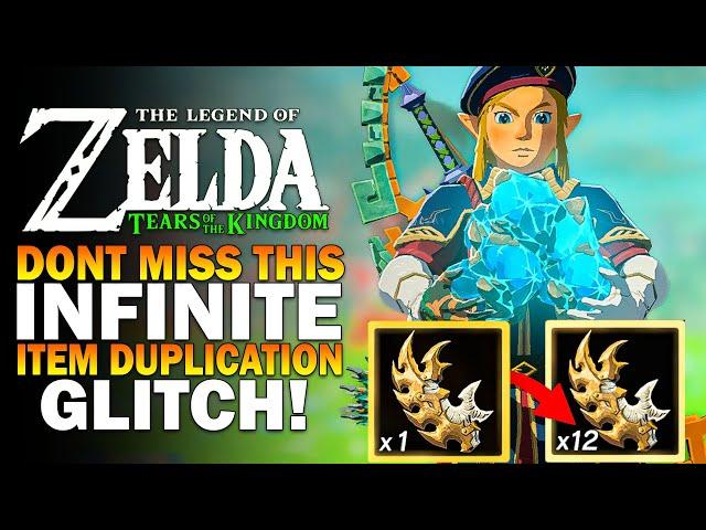 Infinite Item Duplication Glitch In Zelda Tears Of The Kingdom! TOTK Item Duplication