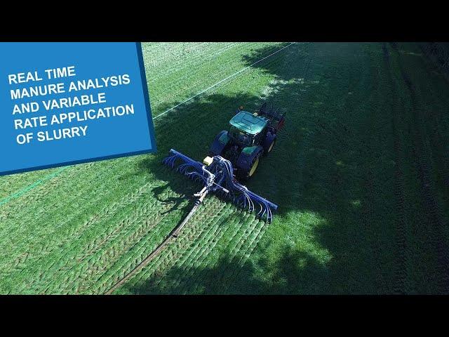 Real time manure analysis and variable rate application of slurry