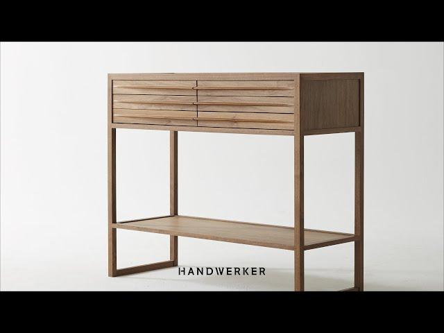 HANDWERKER - Making console [inspired traditional 4 way table]