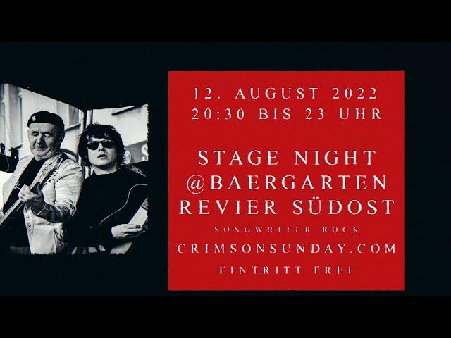 CRIMSON SUNDAY | Revier Südost | Baergarten | 12.8.22 | 20:30 Uhr | Berlin