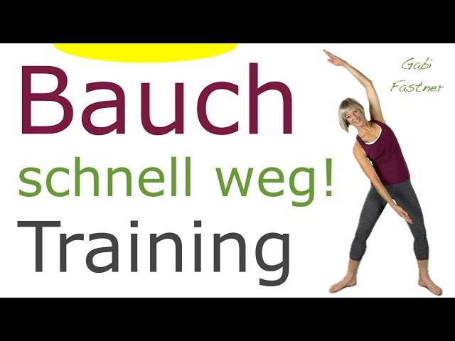 ️20 min. Bauch schnell weg! Training | straffe Körpermitte, im Stehen, ohne Geräte