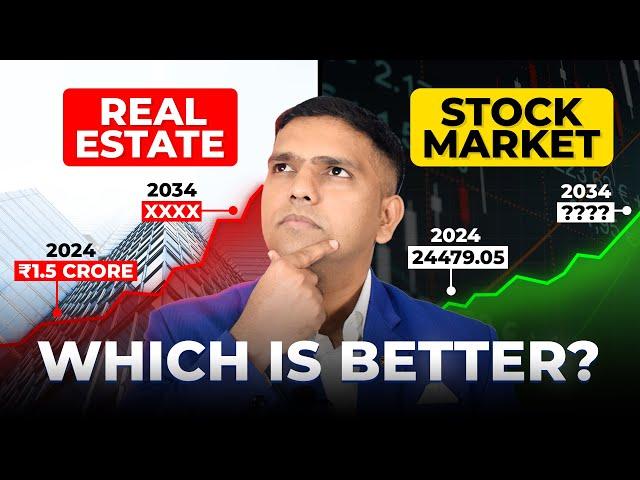 Is Real Estate Better Than Stock Market For YOU? | Dr Amol Mourya