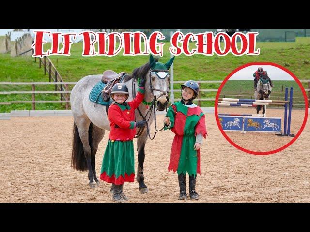 ELF RIDING SCHOOL PART 2 - IVY JUMPS SUNNY ️