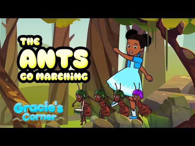 The Ants Go Marching | Counting with Gracie’s Corner | Nursery Rhymes + Kids Songs