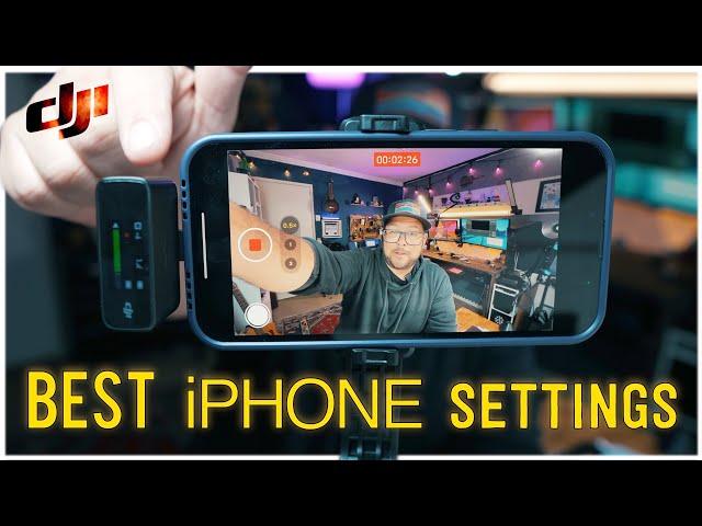 Dji WIreless Mic with the iPHONE... volume settings & low cut