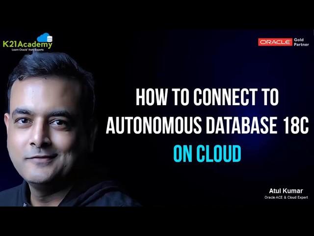 Access Autonomous Database Oracle Cloud