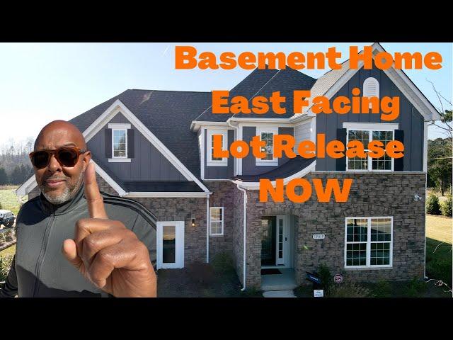 Must Act Now: Basement Home, East Facing Lot Release || New Construction #Charlotte NC || MI Homes