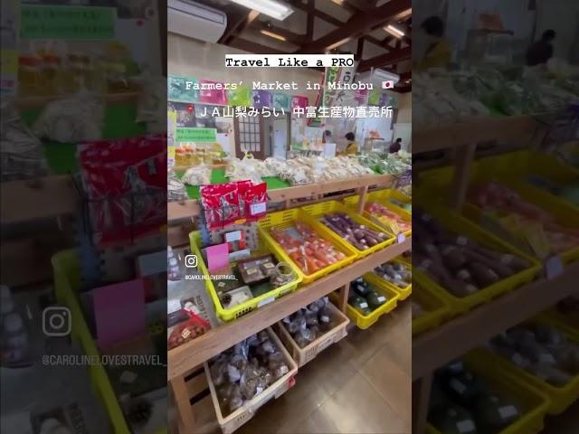 【日本旅遊   山梨県】Local Produce in Japan Farmer’s MarketＪＡ山梨みらい 中富生産物直売所 | Minobu 身延町