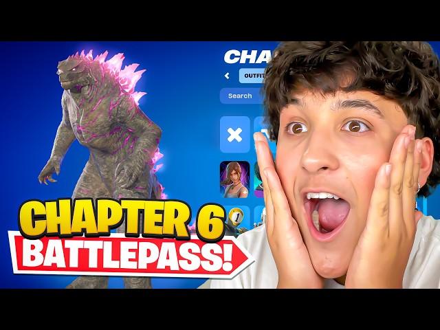 Fortnite Chapter 6 Battle Pass! *Godzilla*