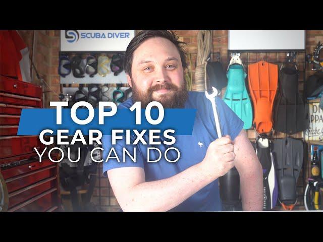 Top 10 Dive Gear Fixes You Can Do Yourself #scuba #top10 0