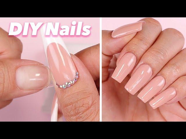 How to make your nails last 3+ weeks! DIY at home with no e-file or drill needed‍️