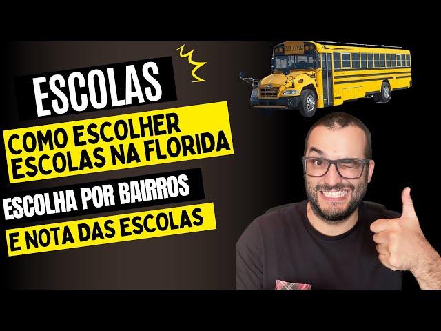 🟡 Melhores Escolas no EUA - Florida. Locais, Bairros, Notas Escolas e dicas. #vivernoeua