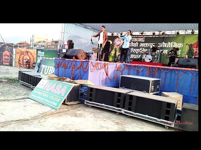 stand up comedy and amaging magic show by comedian ,magician ganesh kc at bhaktapur mahoshove