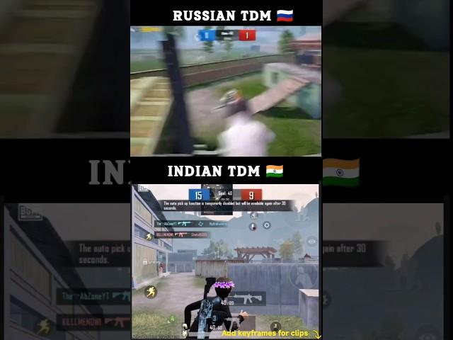 RUSSIAN TDM VS INDIAN TDM  //#bgmi #pubgfunny #pubg #viral #shorts #short #shots#ytshortsvs