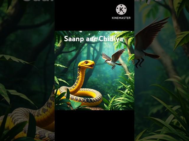 Snake And Bird Story in Hindi/Urdu #cartoon #shortsfeed #shorts #tranding #viralshort