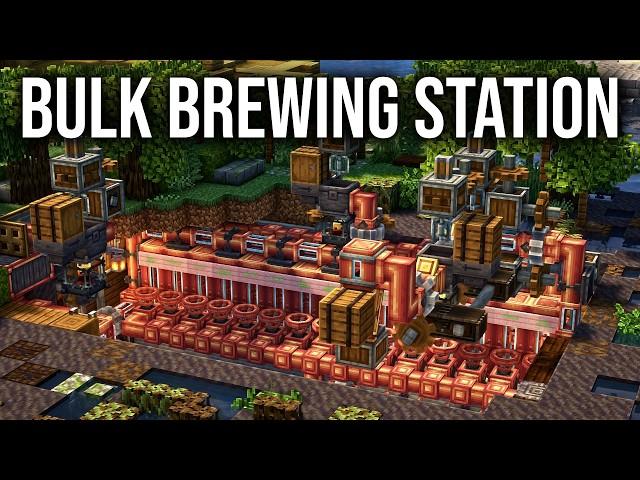 Bulk Brewing EVERY Minecraft Potion with the Create Mod!