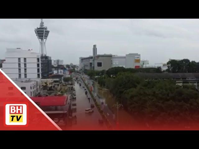 Alor Setar dilanda banjir, pertembungan air pasang, limpahan sungai