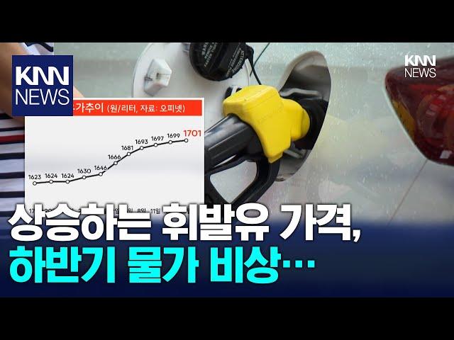 휘발유 가격 1700원 넘어, 하반기 물가 비상 / KNN