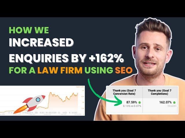 SEO for a Law Firm - How To Increase Leads by 162% [Case Study]