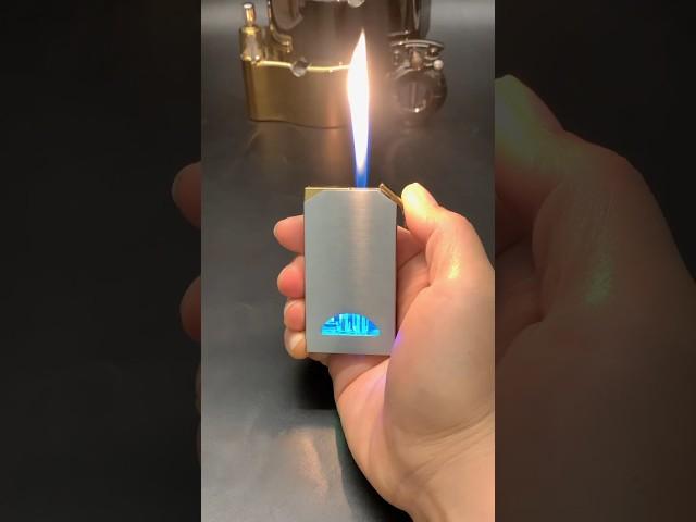 High-Tech Blue Flame Lighter | Digital Display & Stylish Look#lighter#youtubeshorts