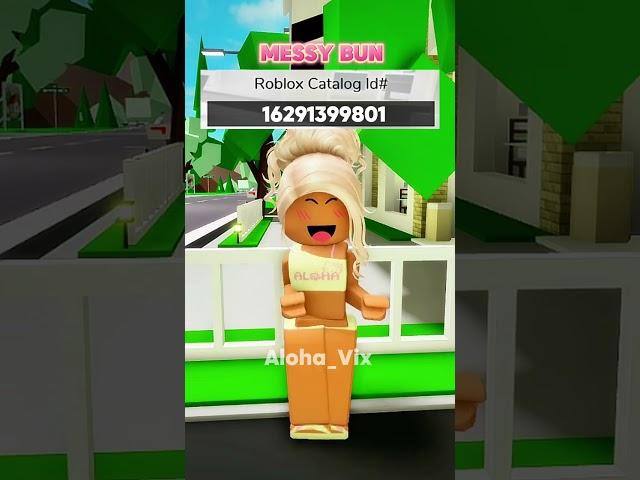 ROBLOX brookhaven CODES for BLONDE HAIR || Trending Cute hair || #roblox #shorts