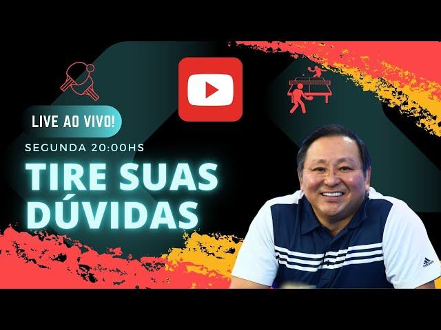 28/10 Live as 20:00hs- tire suas dúvidas sobre tênis de mesa