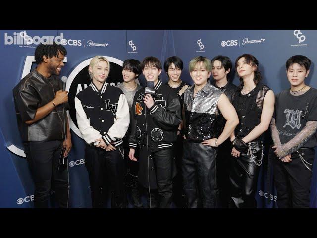 Stray Kids On Collaborating With  *NSYNC For Boy Band Tribute | AMAs 50th Anniversary Special