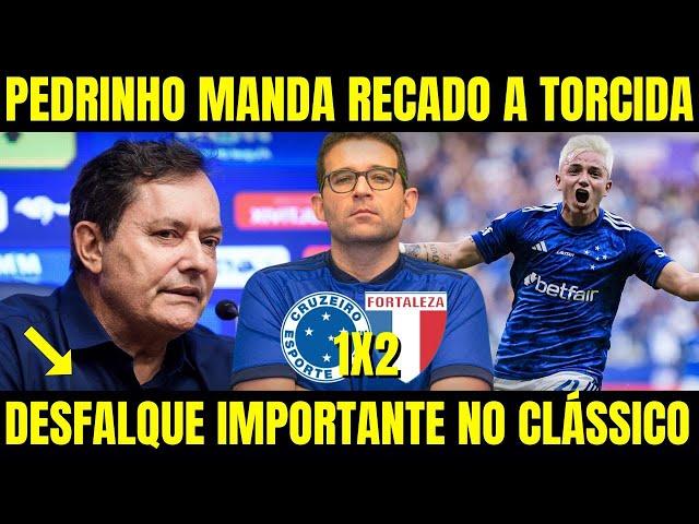 PEDRINHO MANDA RECADO A TORCIDA! VENÃNCIO CONFIRMOU ULTIMAS NOTICIAS DO CRUZEIRO DE HOJE #cruzeiro