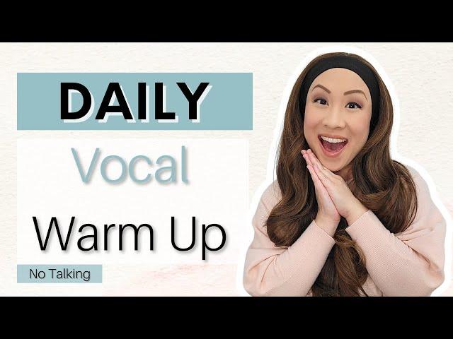 DAILY VOCAL WARM UP #8 for Fuller Tone (non-talking version) Female Voices