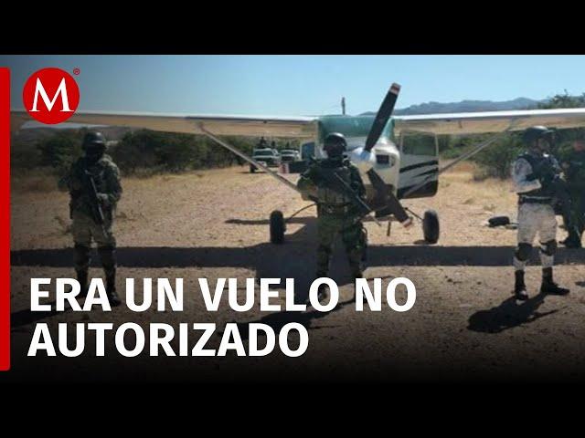 Aseguran aeronave en Durango y armamento en Sinaloa tras un enfrentamiento