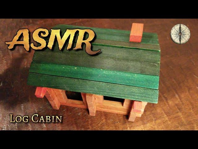 ASMR - Wood Log Cabin build