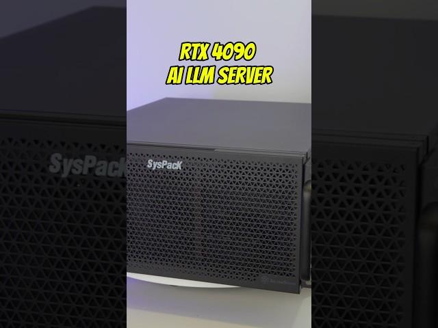 RTX 4090 AI LLM SERVER  #shorts