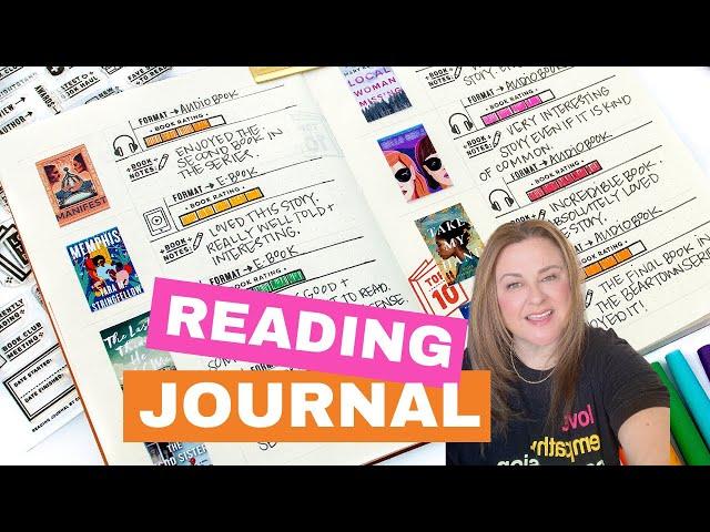 Reading Journal How To | Book Bullet Journal Tutorial Bujo Tracker | A5 Notebook |  What I Read