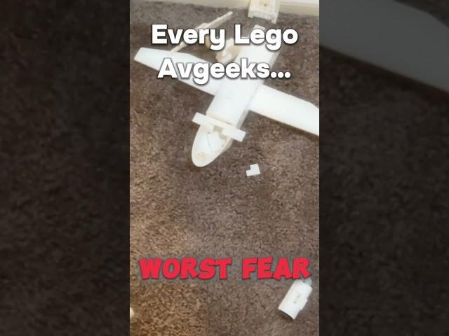 Every Lego Avgeek’s worst fear #lego #avgeeks #legoairplane #aviation