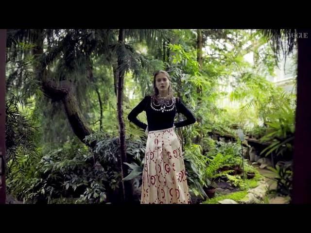 Darina Chistyakova x Vogue Russia: Mystery Garden