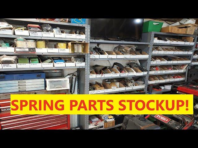 Tom Doby Mower Repair | Spring Parts Order!