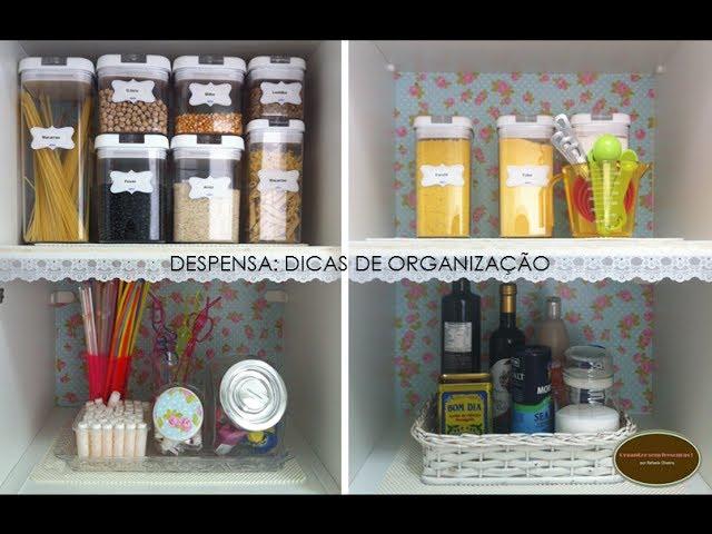 ORGANIZANDO A MINHA DESPENSA | Organize sem Frescuras!