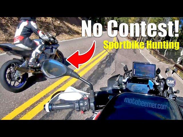 The Ultimate Showdown: Big Adventure Bike vs. Sportbikes