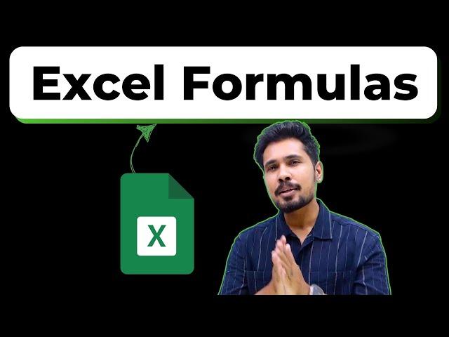 Excel Formulas Cheat Sheet - Only Cheat Sheet You’ll ever need