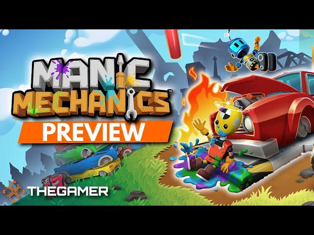 Another Hectic Co-Op Game For Overcooked Fans! | Manic Mechanics PS4 Preview