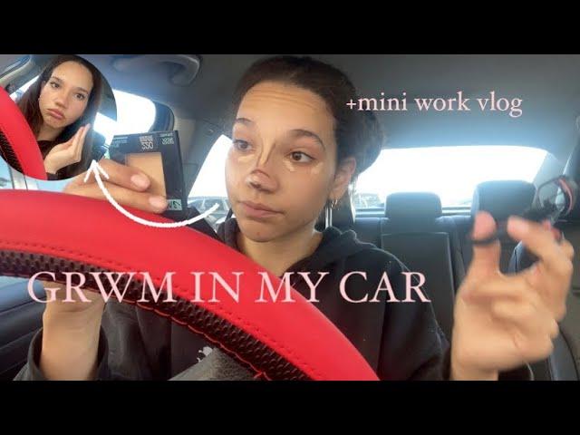 GRWM In My Car to Work Halloween Horror Nights