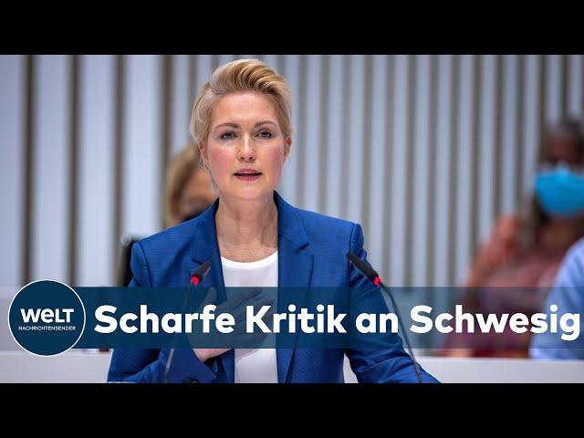 TROTZ MASSIVER KRITIK: Mecklenburgische Ministerpräsidentin Schwesig denkt nicht an Rücktritt