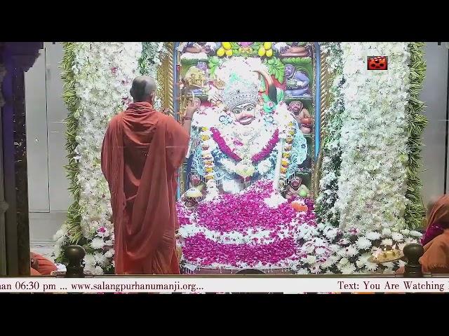 Sandhya Aarti Darshan Salangpur Date 15 11 2024