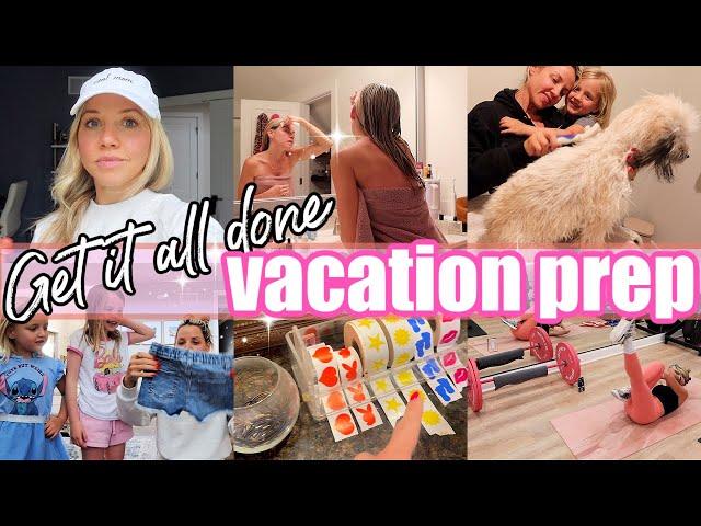 Pre-Vacation Get It All Done! | Packing, Clothing Haul, Self Care & Cleaning