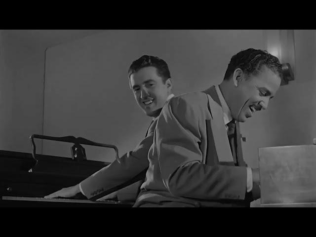 Juan Bruno Tarraza y Felo Bergaza, el mejor dueto de pianistas cubanos 1952