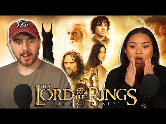 GIRLFRIEND FINALLY WATCHES *The Lord Of The Rings: The Two Towers* (Extended Edition) - REACTION!